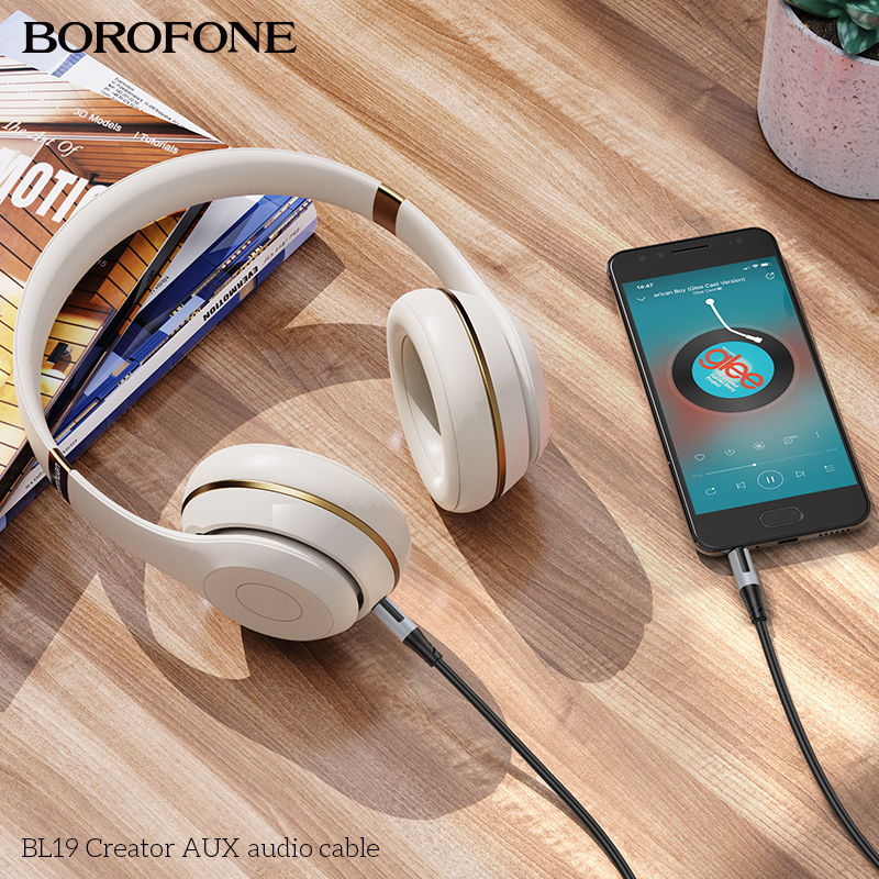 BOROFONE BL19 Creator 3.5 mm AUX cable NZ 7